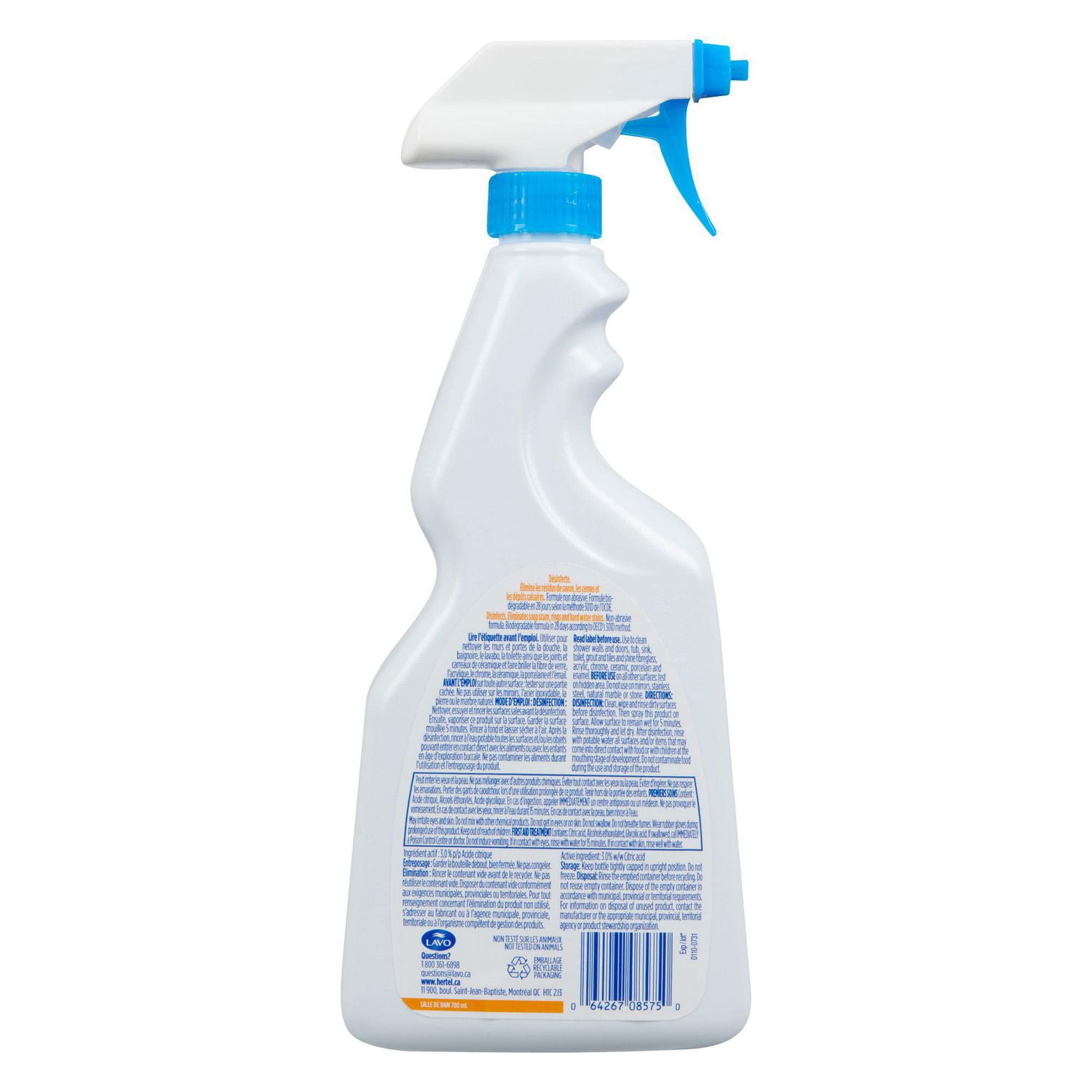 Hertel Citrus Burst Bathroom Cleaner, 700ml