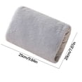 thumbnail image 3 of Meitianfacai Hand Warmer Hand Warmer Bag Solid Color USB Electric Heating New Style Removable And Washable Plush, Gray, 3 of 6