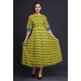 thumbnail image 2 of Bimba Robe-Chemise Mi-Mollet pour Femmes à Manches Retroussables à Imprimé Géométrique Boutonnée - X-Grand, 2 of 5