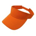 thumbnail image 1 of Pack of 5 Sun Visor Adjustable Cap Hat Athletic Wear (Orange), 1 of 2