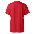 thumbnail image 4 of TSADFHJI T-Shirt pour Femmes à Manches Longues en Coton T-Shirt à Manches Courtes Imprimé pour Femmes Col Rond Haut Blouse TTTG Rouge, 4 of 5