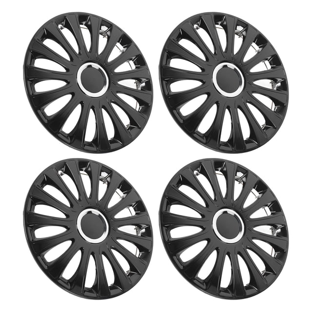 4 Pcs 14 Po Embout de Moyeu de Roue Aspect Élégant Universel à Encliqueter R14