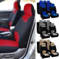 thumbnail image 4 of Shisuyan 2 Pcs Full Set Auto Car Seat Covers Light Breathable Interior Split Bench Covers (Beige), 4 of 6