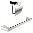 thumbnail image 1 of Chrome Plated Toilet Paper Holder With Single Rod Towel Rack Accessory Set AI-13339, 1 of 1