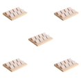 thumbnail image 3 of kurtrusly Wood Earring Card Holder w/ Tray Jewelry Display for Accessory 8 Pair Cream 5Set, 3 of 6