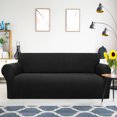 thumbnail image 1 of PiccoCasa Stretch Sofa Slipcover Washable Furniture Covers for Dogs Black X Large, 1 of 7