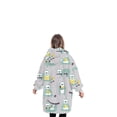 thumbnail image 2 of Fortune Matching Family Wearable Blanket Oversized Hoodies Pullover Christmas Pajama, 2 of 5