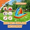 thumbnail image 4 of Banzai Gushing Geyser Water-Spraying Inflatable Pool Water Park, Multicolor, 4 of 10