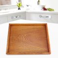 thumbnail image 3 of Greensen Rectangle Wooden Tea Tray Serving Table Plate Snacks Food Storage Dish for Hotel Home , Tea Serving Plate , Tea Tray, 3 of 8