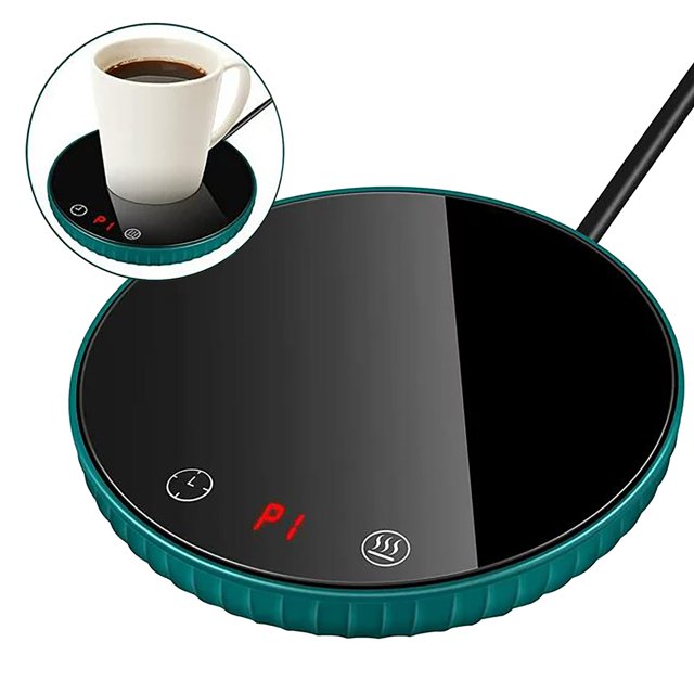 Coffee Mug Warmer Smart Cup Warmer For Desk Auto Shut Off & Timing Electric Beverage Warmer With 2 Temperature Settings Wireless Warmer Heating Plate For Tea Water Cocoa Milk