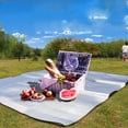 thumbnail image 2 of Multifunctional Ground Mat Sleeping Camping Tent Double Sided Aluminum Mattress with Storage Bag for , , 200x200cm, 2 of 5
