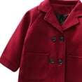 thumbnail image 3 of SHTXOZHI Manteau Robe Garçon Fille Manches Longues Trench-Coat Automne Hiver 1-6 Ans, 3 of 5