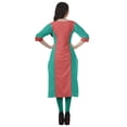 thumbnail image 4 of Moomaya Vêtements Ethniques pour Femmes Kurta Punjabi Longue Droite pour Femmes Robe Indienne Décontractée, 4 of 6