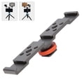 thumbnail image 3 of 3 In 1 Hot Shoe Mount Adapter Extension Bar Bracket Stand, Compatibility Camera Mobile Phone, Stable Quality Aluminum Alloy Material, Expand Microphone  Fill Light, 3 of 7