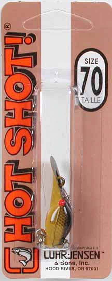 Poisson nageur Luhr-Jensen Hot Shot 1-1/2", Black Scale