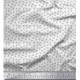 thumbnail image 1 of Soimoi Cotton Duck Fabric Triangle & Saxophone Musical Instrument Printed Craft Fabric by The Yard 42 Inch Wide, 1 of 3