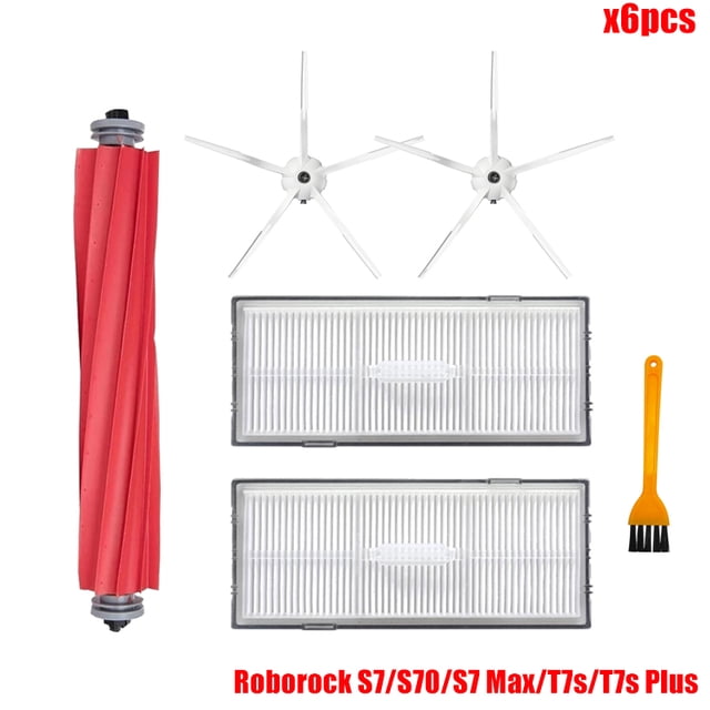 For Xiaomi Roborock S7 S70 S75 S7 Max T7S / T7S Plus Hepa Filter Mop Cloth Main Side Brush Vacuum Cleaner Parts Accessories