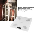 thumbnail image 4 of Weight Scale, USB Rechargeable Tempered Glass Body Scale with Tape Ruler for Weighing, 4 of 7