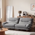 thumbnail image 3 of Homall Canapé-Lit Futon avec Dossier Réglable et Accoudoirs Réglables à Cinq Angles Canapé pour Petits Espaces Salon Bureau, 3 of 7