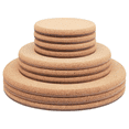 thumbnail image 1 of Cork Plant Coasters, 3 Sizes Double Layers Hard Thick Cork Planter Coaster, 4/6/8 Inch Absorbent Cork Plant Mat, 1 of 7
