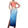 thumbnail image 1 of UPPADA Robe Cocktail à Col Rond pour Femmes Robe Queue de Poisson Robe Cocktail Sans Manches Robe Formelle Évasée Robe d'Invitée de Mariage Robe Cocktail Moulante jusqu'à 40 % de Rabais, 1 of 4