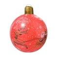thumbnail image 2 of Dmlowu Christmas Ball Ornaments - Christmas Tree Ornaments for Xmas Tree, Inflatable Christmas Decoration Festive Outdoor Courtyard Pendant Printed Pvc Toy, 2 of 6