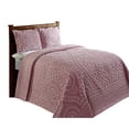 thumbnail image 3 of Better Trends Rio Collection Pink Cotton Chenille Queen Bedspread 102 in Length, 3 of 3