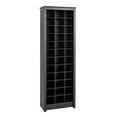 thumbnail image 4 of Prepac Space-Saving Black Shoe Storage Cabinet, 4 of 7