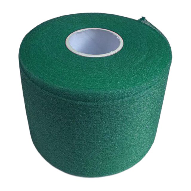 ZLight Badminton Grip Cushion Wrap 22 Yards PU Tennis Racket Grip Tape Backing Film Yellow Dark Green