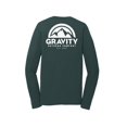 thumbnail image 2 of Gravity Outdoor Co. Chemise à Manches Longues Performance - Vert Foncé - Logo Blanc - G, 2 of 2