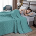 thumbnail image 4 of RXIRUCGD Double Bedding Quilt - Blue And Purple Double Bedding Quilt Suitable For All Seasons Soft Cover Quilt, 4 of 9