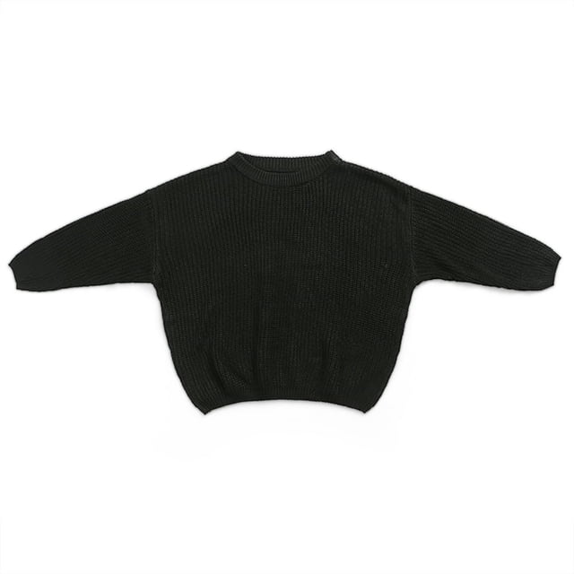 Tricot pour Nouveau-Né Bébé Garçon Fille Automne Hiver Chaud Col Rond Hauts Vêtements