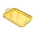 thumbnail image 3 of Serving Tray Dessert Tray Luxury Decorative Tray for Tea House Kitchen Parties gold, 3 of 8