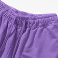 thumbnail image 4 of FcBaudy Mens Shorts, Shorts Men Men's Solid Color Fashionable Casual Washed Loose Pocket Drawstring Waist Sports Running Shorts Man Polyester Trousers, 4 of 7