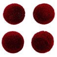 thumbnail image 1 of 12 Pieces Solid 2 Holes Sewing Velvet Fabric Cloth Covered Scrapbooking Craft Buttons, 1 of 5