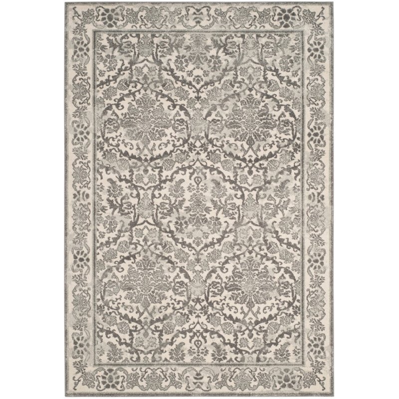 Safavieh Evoke 10' X 14' Power Loomed Rug in Ivory and Gray