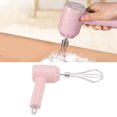 thumbnail image 4 of Electric Mixers, Portable Handheld Mixer Cordless USB Rechargeable Practical With Egg Beater For Baking Pink, 4 of 8