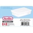 thumbnail image 5 of Sterilite Boîte de Rangement de 27 L, Bac de Rangement en Plastique Transparent avec Couvercle à Pression, Blanc, 5 of 5