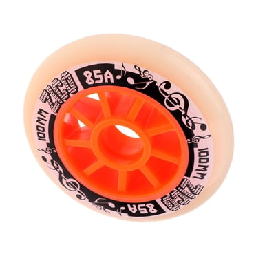 jinwen Outdoor PU Roller Inline Skates Wheel Replace wheels for racing 90mm/100mm/110mm Orange