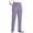 Purple, variant on Cameland Women's Solid Pocket Corduroy Pants Straight Elastic Waist Pants Casual High Waist Trousers