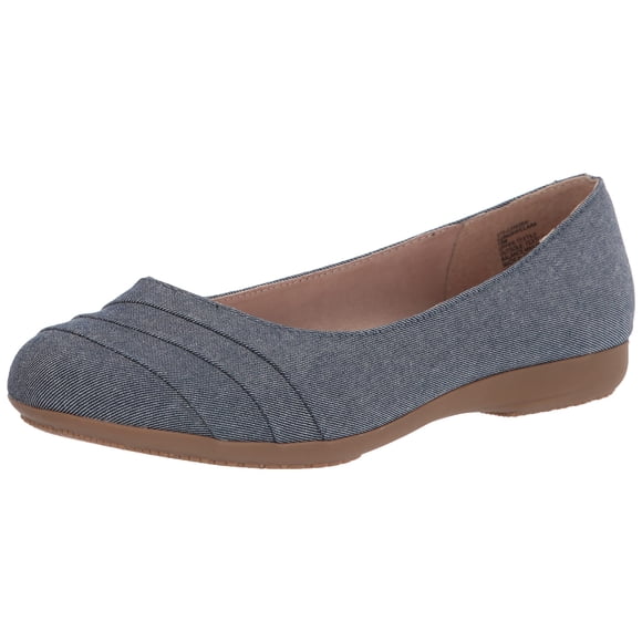 CLIFFS BY WHITE MOUNTAIN Clara Women's Ballet Flat, Dkblue/Fabric, 8.5 M
