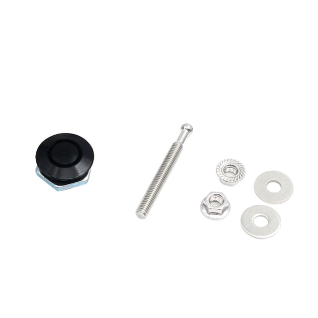 Ruiboury Lightweight Hood Lock For Car Modification Security Sleek Affordable black DP16-25 1Set