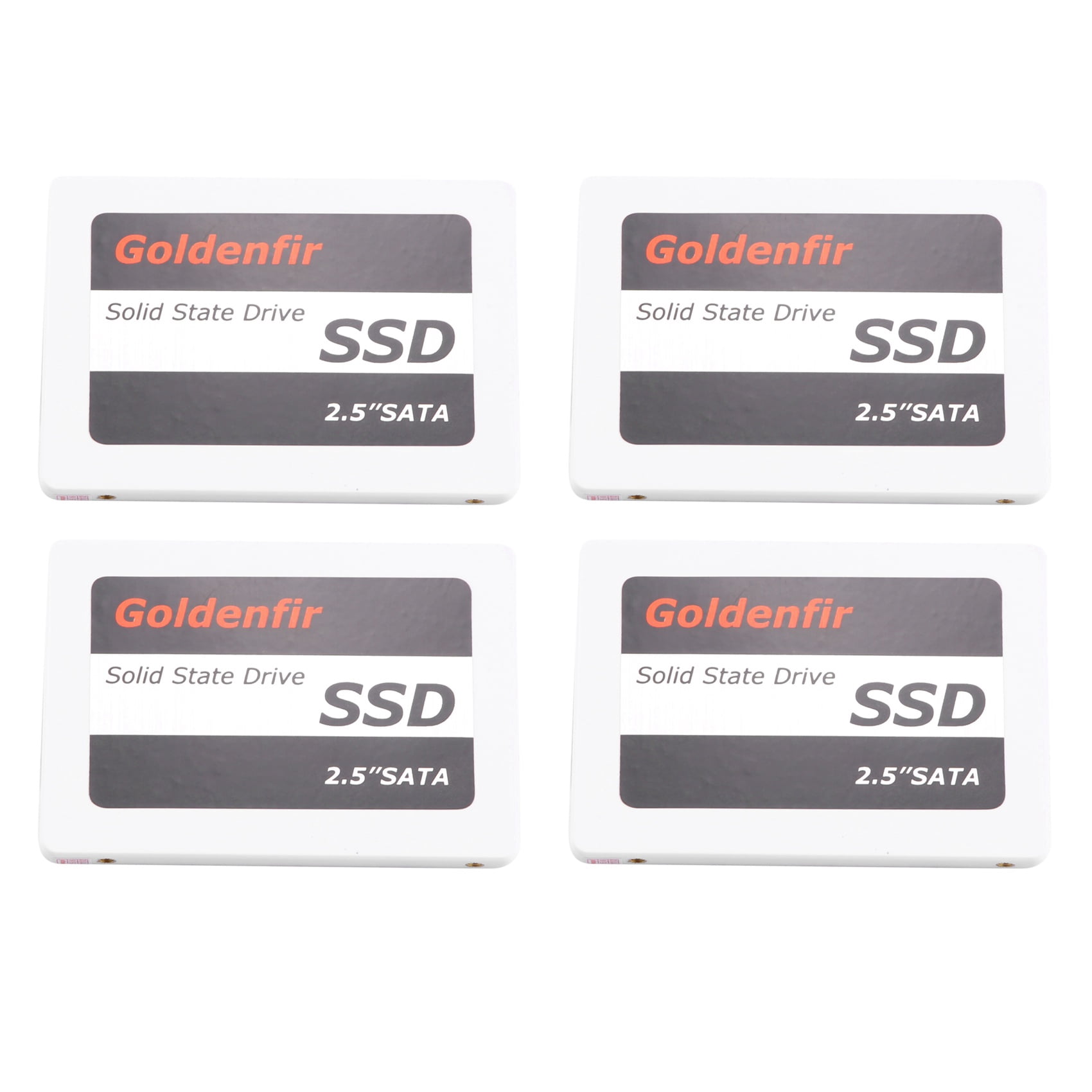 4X Goldenfir SSD 120GB SSD 2.5 Hard Drive Disk Disc Solid State Disks 2.5Inch Internal SSD,4 x 2.5inch Hard Drive Disk Disc,White
