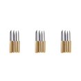 thumbnail image 2 of Langgg 1/2/3 4 Pieces Modeling Clay Tool Semicircle Pottery Shaping Manual Handmade Handicraft Household Professional Punch 1 3PCS, 2 of 6