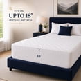 thumbnail image 2 of Qatan Waterproof Mattress Protector Queen Size, Quilted Fitted Mattress Cover with Stretchable 18 inch Deep Pocket, Breathable, Noiseless & Machine Washable, 2 of 8