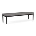 thumbnail image 1 of Lenox Steel Reception Waiting Room 3-Seat Bench / Black Steel / Light Gray, 1 of 5