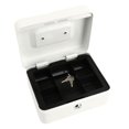 thumbnail image 2 of DOLITY Metal Cash Box with Lock Case Container with Keys for Kids Girls Boys Prizes White, 2 of 9
