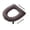 Gray_base649, variante sur Housse de Siège de Toilette en Molleton Peluche, Coussin Épais et Chaud avec Fermeture Éclair pour un Retrait Facile et le Confort Hivernal