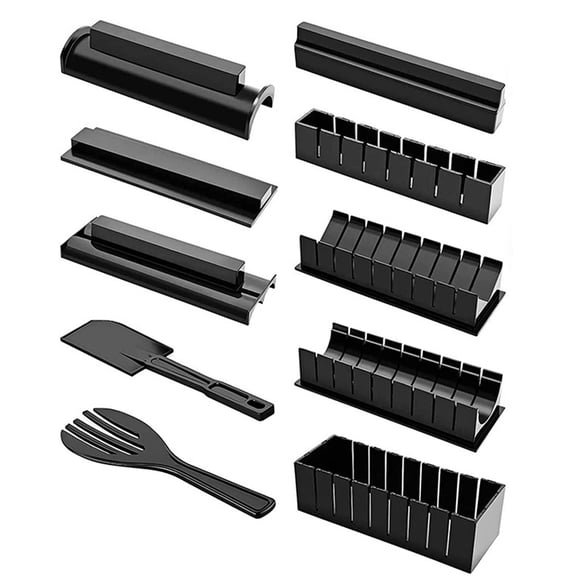 10 PCS Sushi Making Kit All in One Sushi Set Rice Roll Maker DIY Sushi