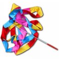 thumbnail image 3 of Gymnastics Streamers, Nylon Widely  Dance Ribbons 4m  for Training Coloful,Flame,Orange,Red,Pink, 3 of 8